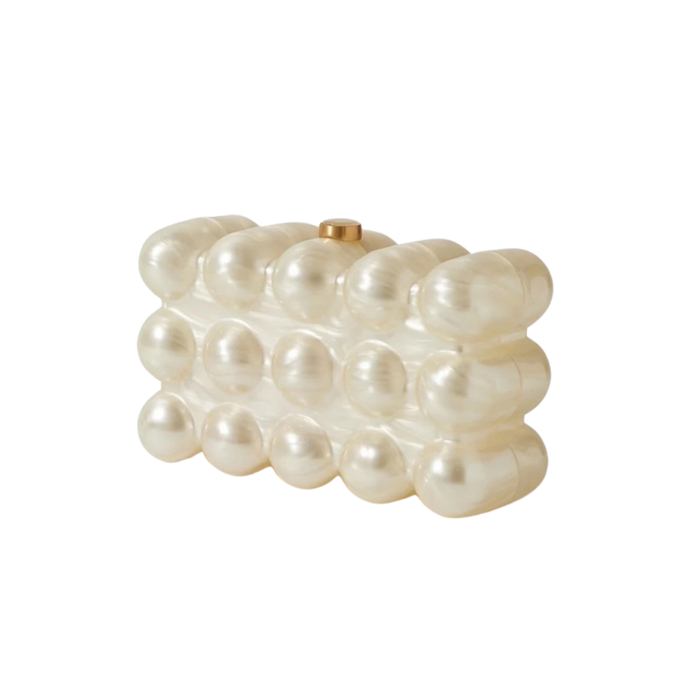Verona Pearl Wave Acrylic Clutch Collection