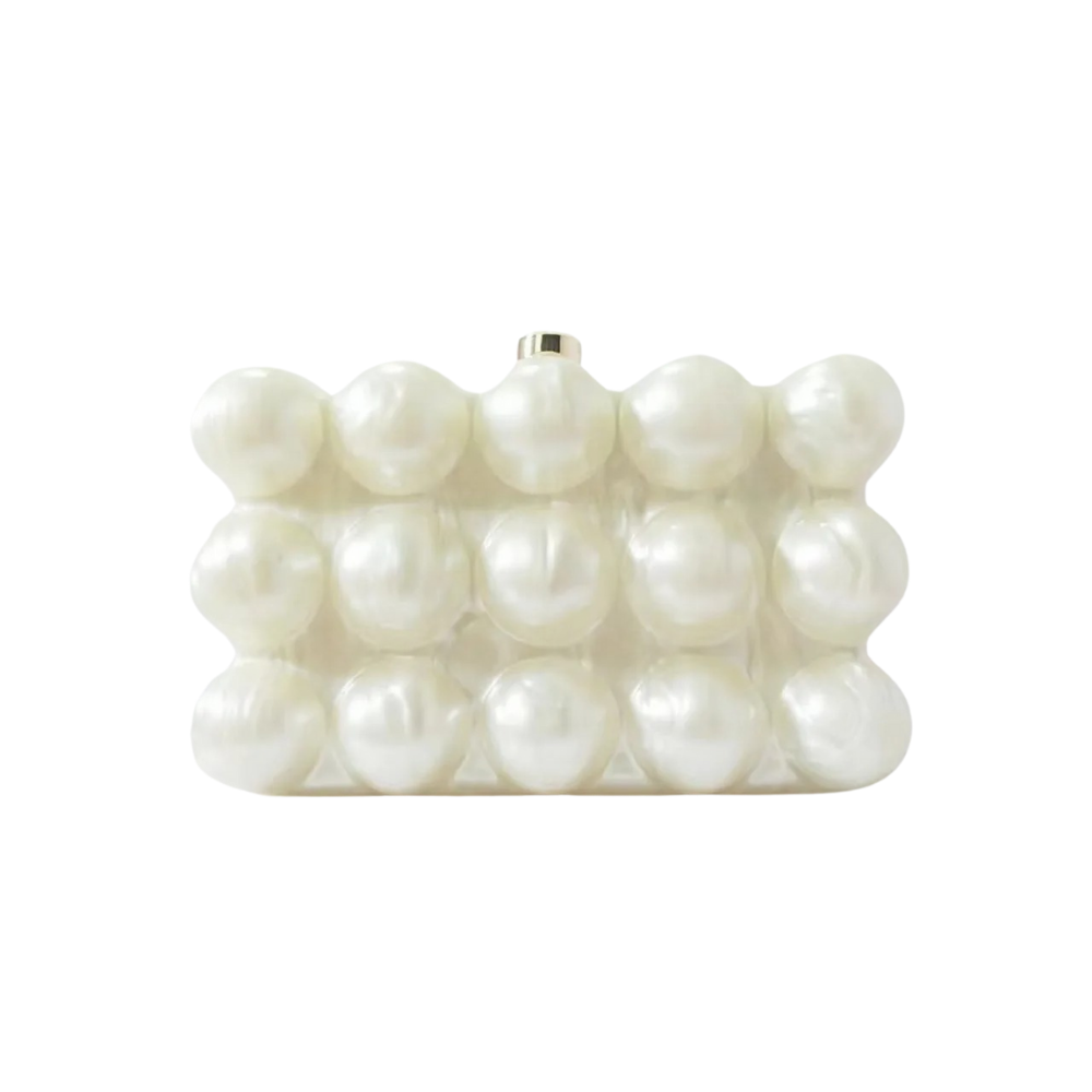 Verona Pearl Wave Acrylic Clutch Collection