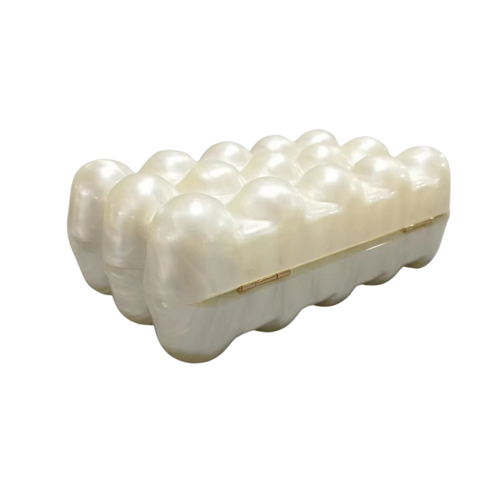 Verona Pearl Wave Acrylic Clutch Collection
