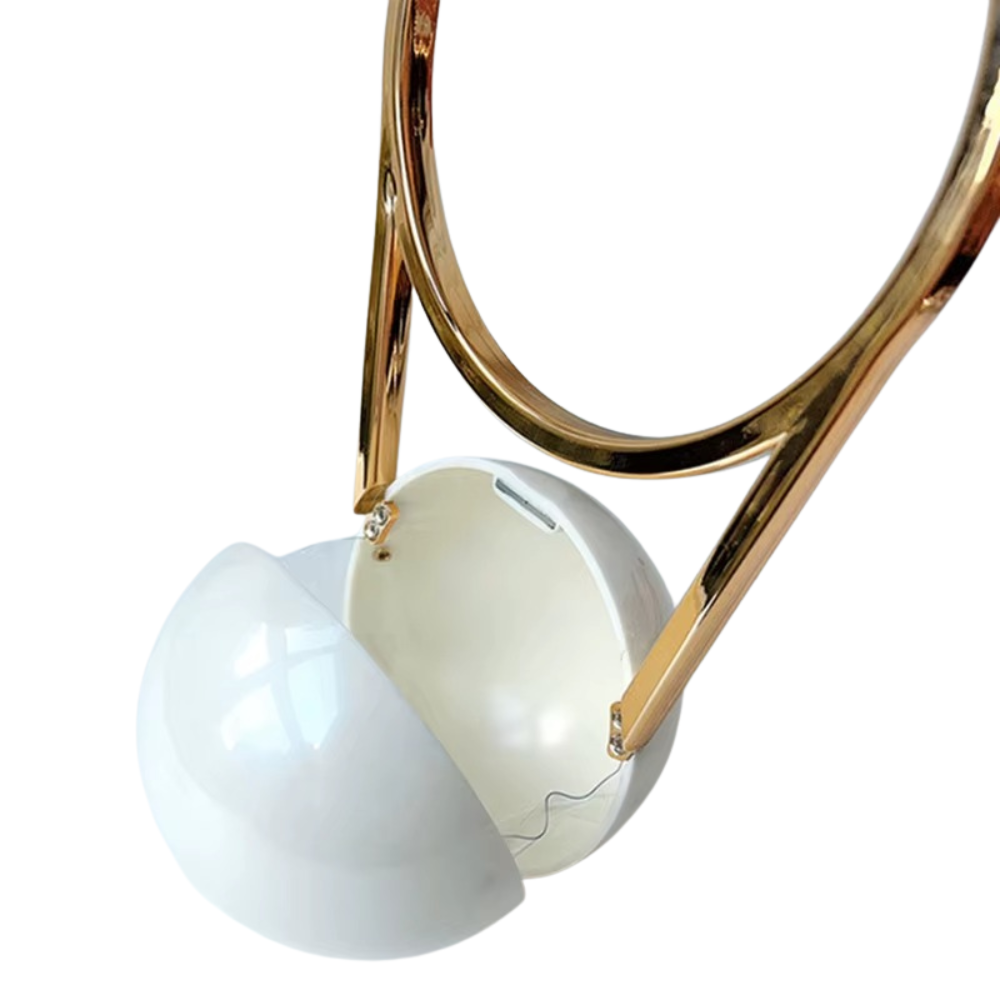 Orb Loop PVC Bag with Sculpted Ring Handle