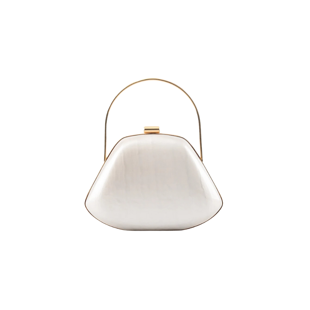 Pearl Frame Acrylic Mini Clutch