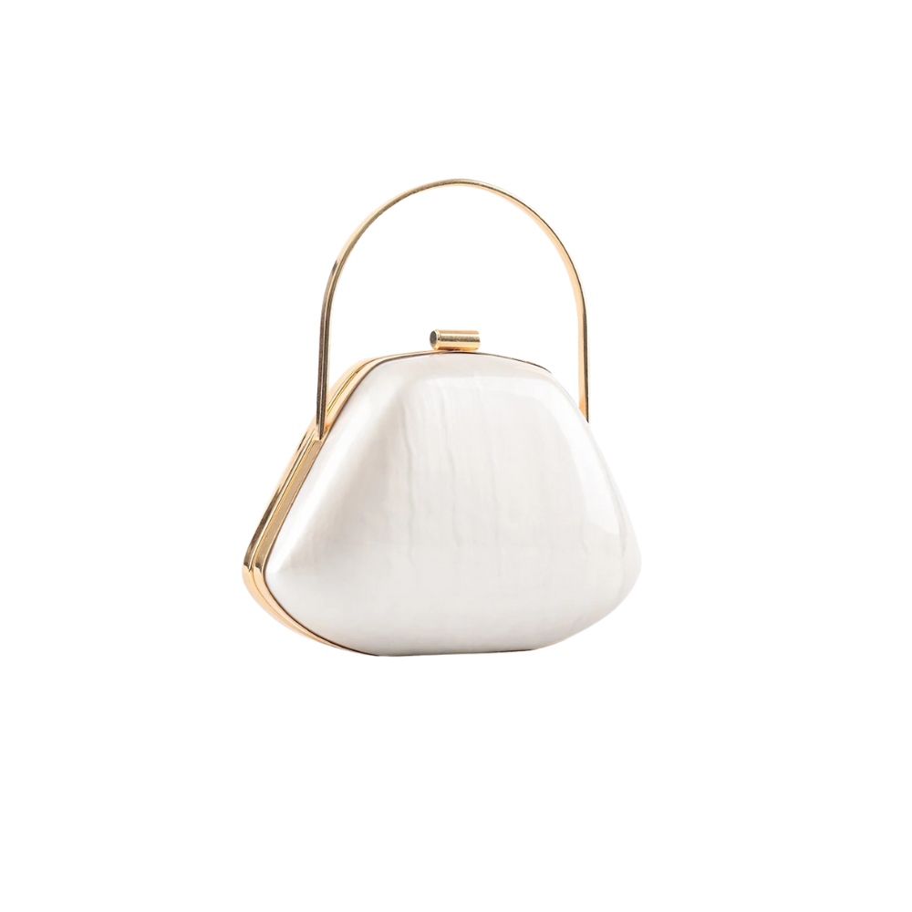 Pearl Frame Acrylic Mini Clutch