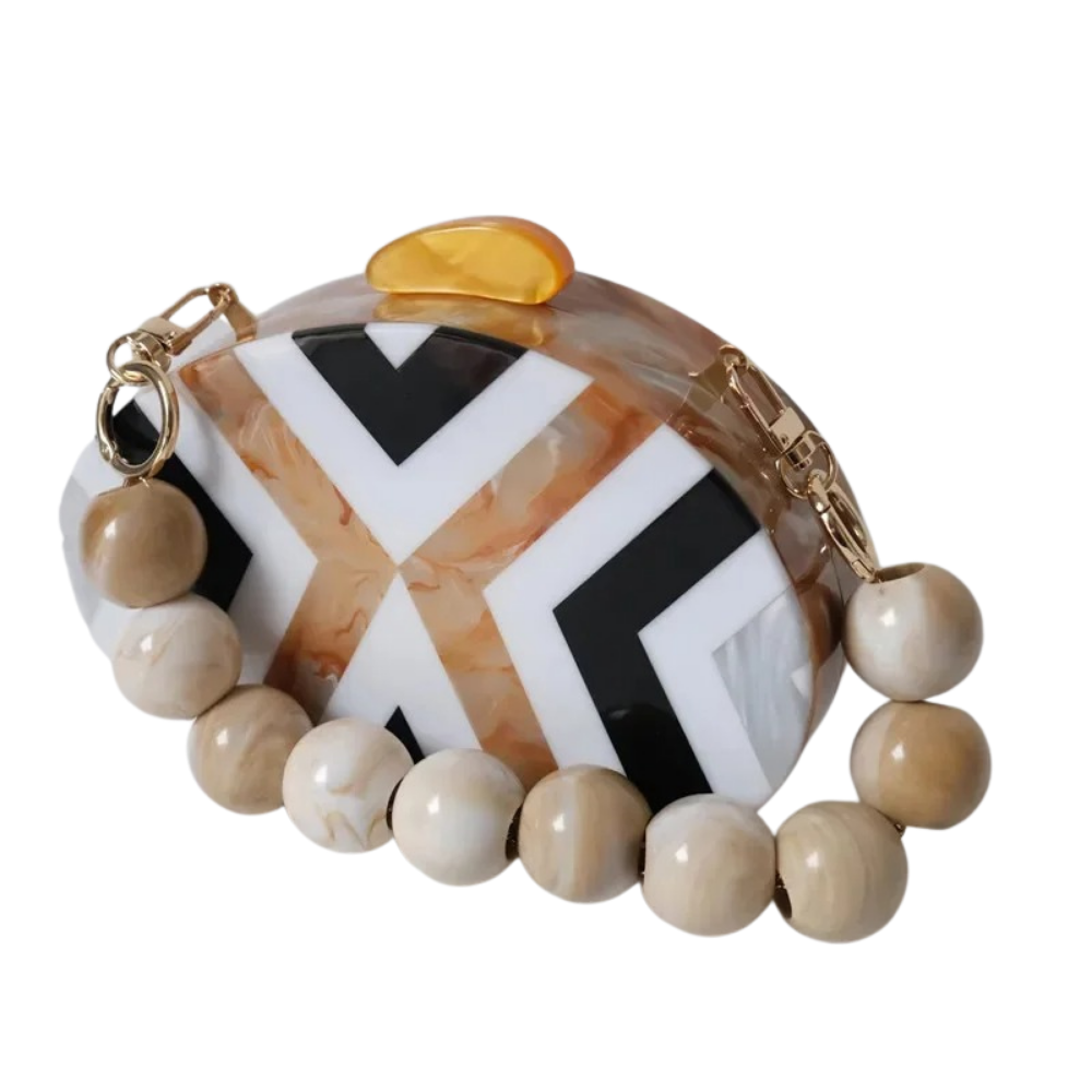 Capri Geometric Acrylic Clutch Collection
