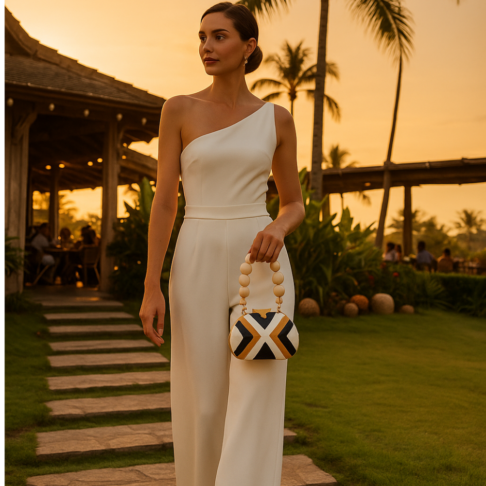 Capri Geometric Acrylic Clutch Collection