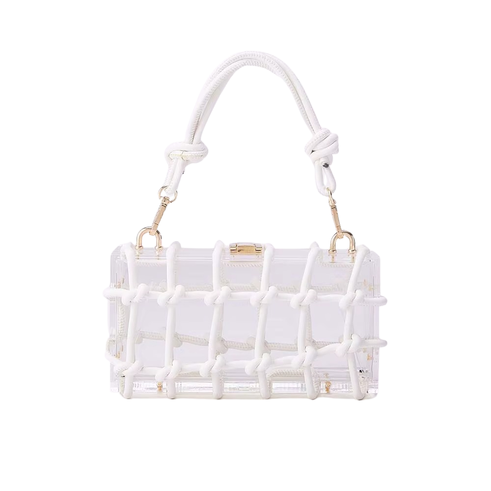Siena Knotted Acrylic Frame Clutch Collection