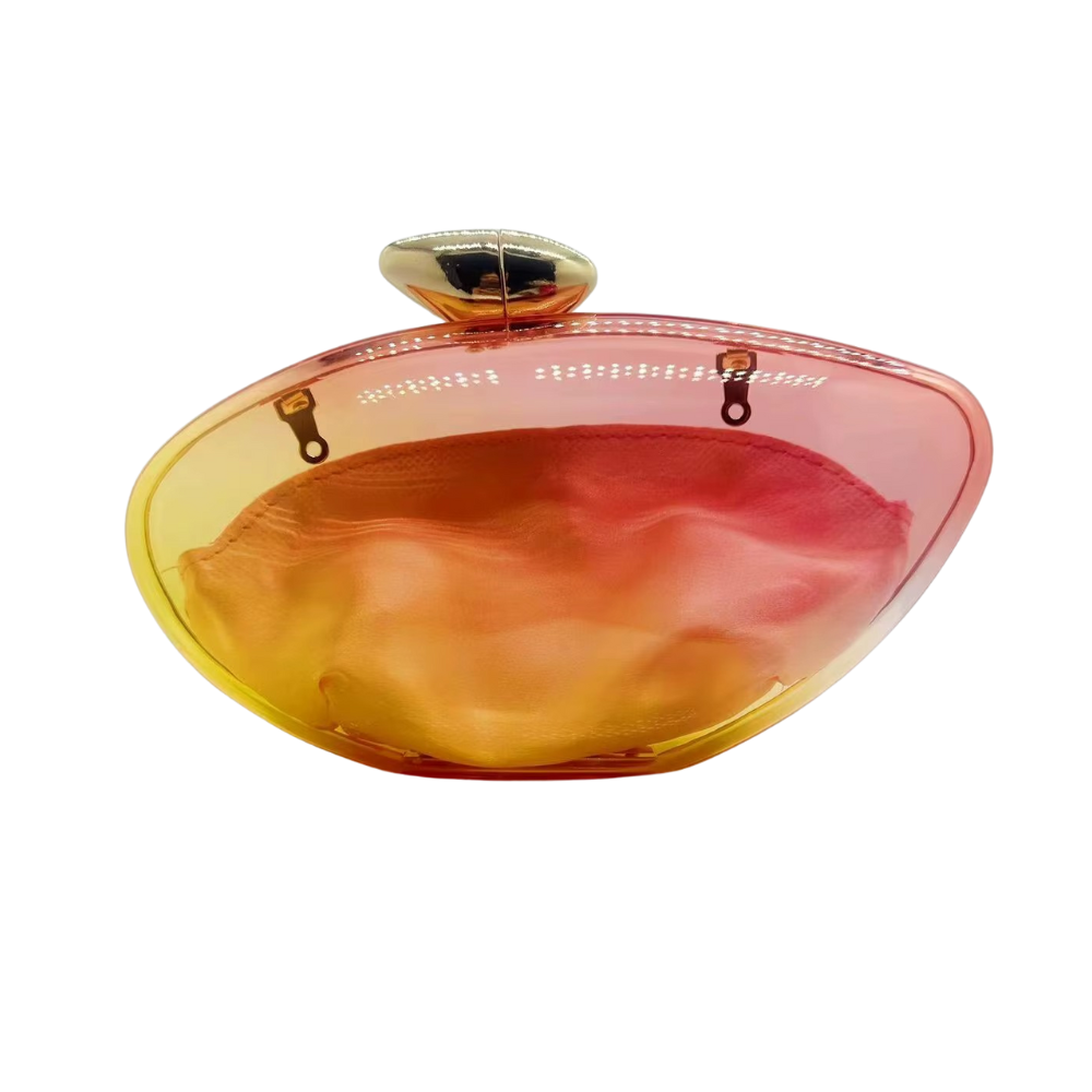 Aurora Transparent Acrylic Clutch Collection