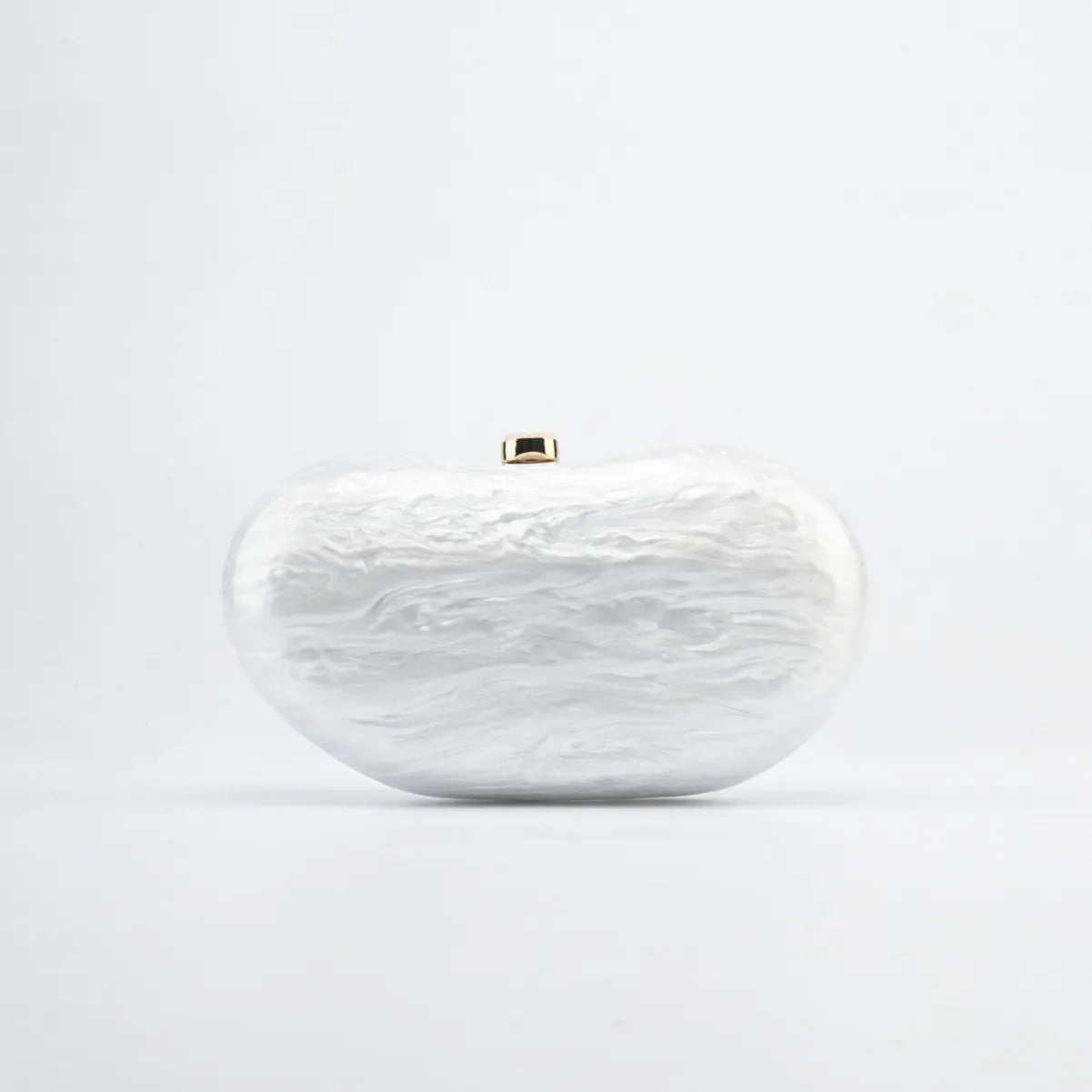 Female Beach Summer Wedding Evening Mini Handbag And Purse Shell Egg Pearl-Like Effect Marble Pattern Lady Women Pro Acrylic Bag
